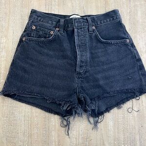 Agolde Dark Denim Jean Shorts
